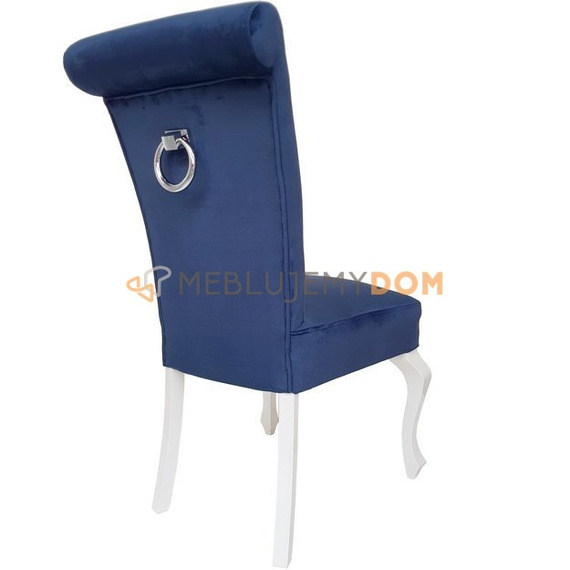 Chair TIZIANO with crystals and knocker 100 cm