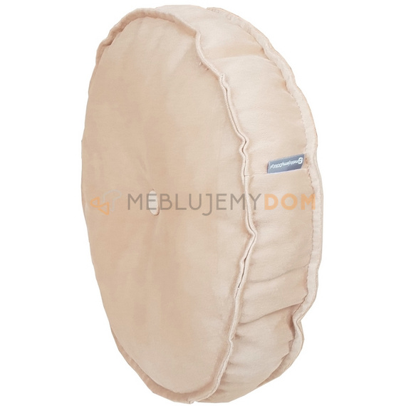 Throw decorative pillow ROUND PIK with button Ø 40 cm