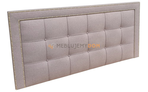 Upholstered headboard CLASSIC PIK with buttons and thumbtacks