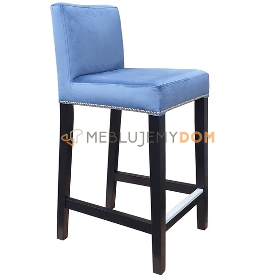 Bar stool NARROW with thumbtacks and knocker 91 cm