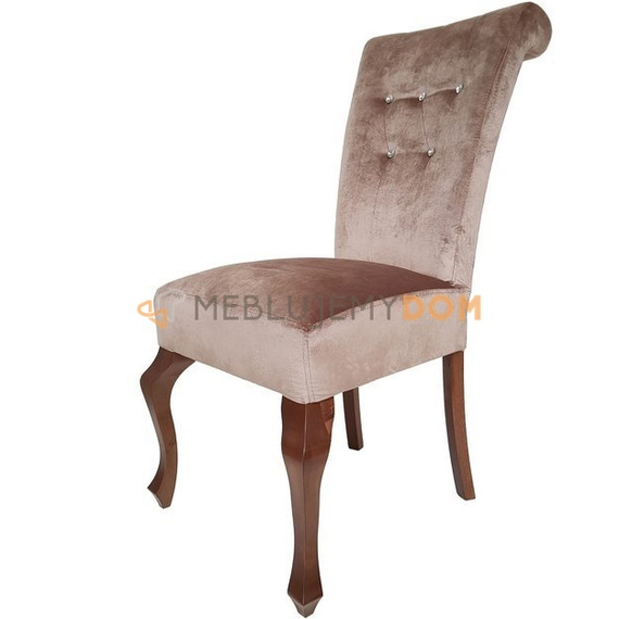 Chair TIZIANO with crystals and knocker 100 cm