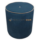 Pouf ROUND PIK with button and piping Ø 40 cm