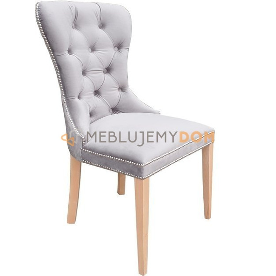 Chair MARGARET with thumbtacks and knocker 96 cm
