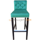 Bar stool NARROW with thumbtacks and knocker 103 cm