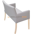 Upholstered bench VICKY PIK Square 84 cm
