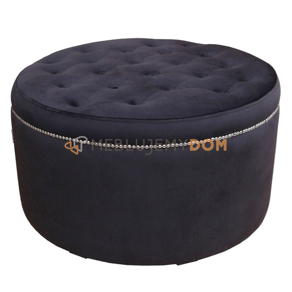 Pouf GLAMOUR with thumbtacks Ø 80 cm