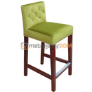 Bar stool NARROW with thumbtacks and knocker 91 cm