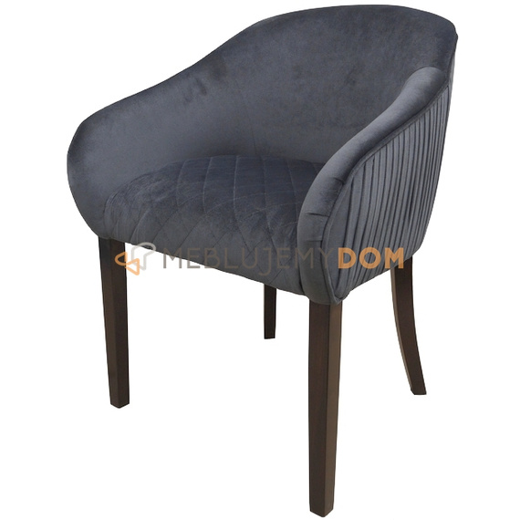 CAPRI armchair with ruffles 81 cm