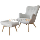 USZAK MIO set armchair with footstool