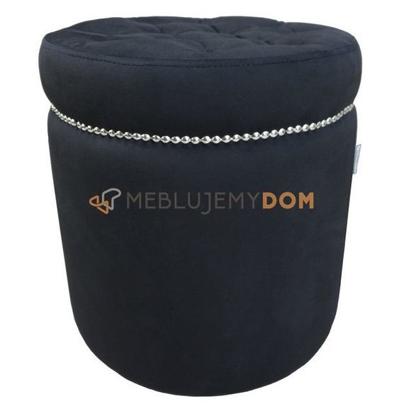 Pouf GLAMOUR with thumbtacks Ø 40 cm