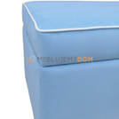 Pouf COFFER with piping 97 x 50 cm