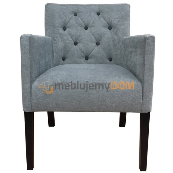 SIMPLE PIK armchair Multicolour with buttons 84 cm