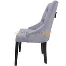 DAFFY PIK chair with piping and black knocker 98 cm