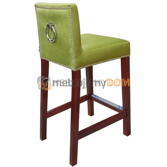 Bar stool NARROW with thumbtacks and knocker 91 cm