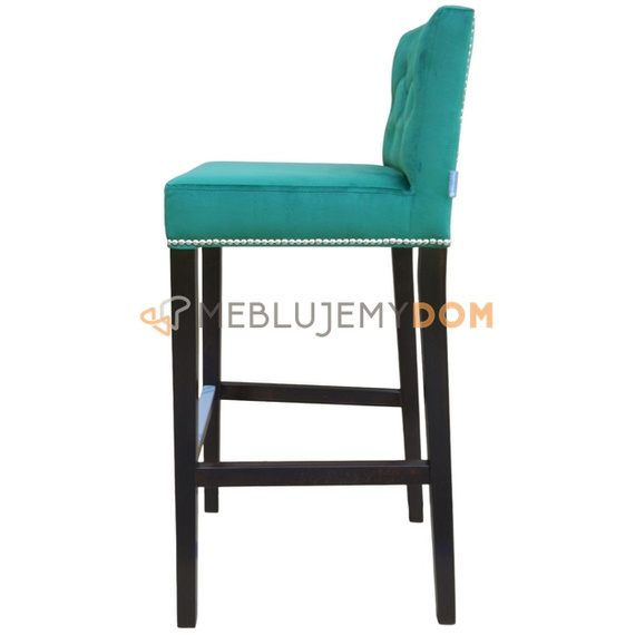 Bar stool NARROW with thumbtacks and knocker 103 cm
