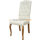 LUDWIK PIK chair with buttons and piping 110 cm