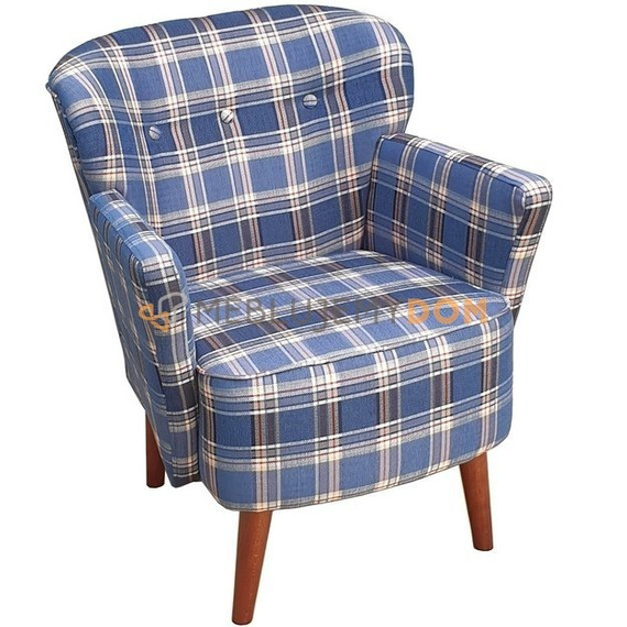 KLUBOWY armchair with armrests 80 cm