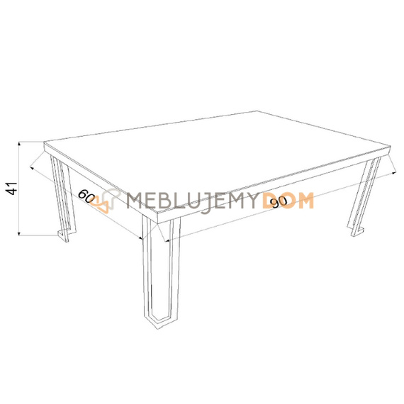 Table ASPEN 90 x 60 cm