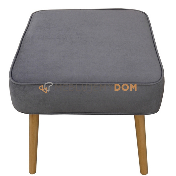 Pouf JUDITH with piping 50 x 50 cm