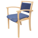 Stacking chair DANILO with armrests 82 cm