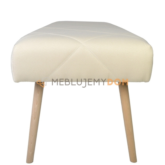 Pouf JUDITH with stitching 110 x 45 cm