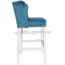 Bar stool MATEO PIK with crystals and thumbtacks 110 cm