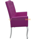 Upholstered bench QUEEN PIK with crystals 110 cm