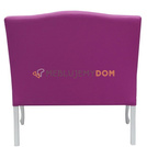 Upholstered bench QUEEN PIK with crystals 110 cm