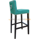 Bar stool NARROW with thumbtacks and knocker 103 cm