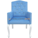 LUDWIK PIK armchair with crystals 101 cm