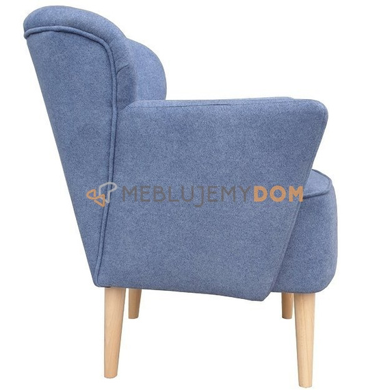 KLUBOWY armchair with armrests 80 cm