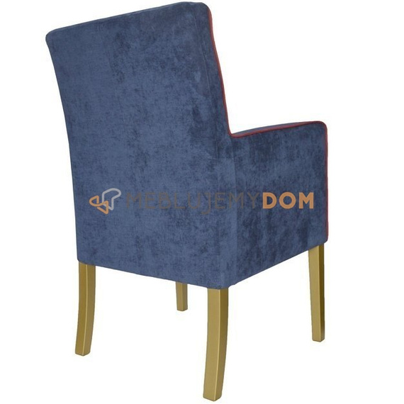 SIMPLE armchair with piping 98 cm