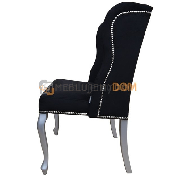 USZAK PIK chair with crystals and thumbtacks 98 cm