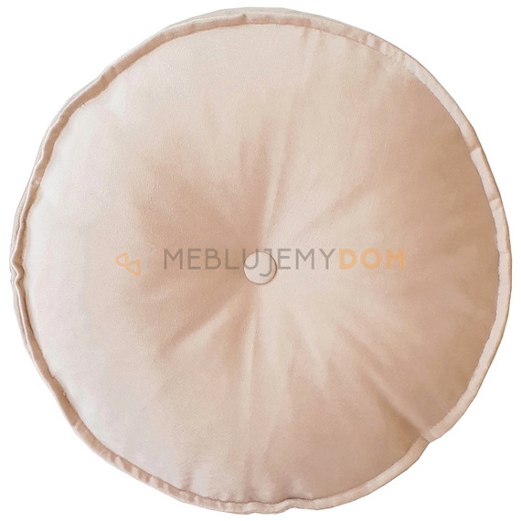 Throw decorative pillow ROUND PIK with button Ø 40 cm