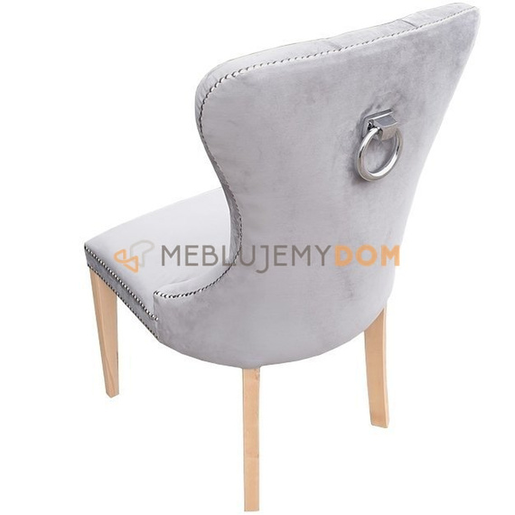 Chair MARGARET with thumbtacks and knocker 96 cm