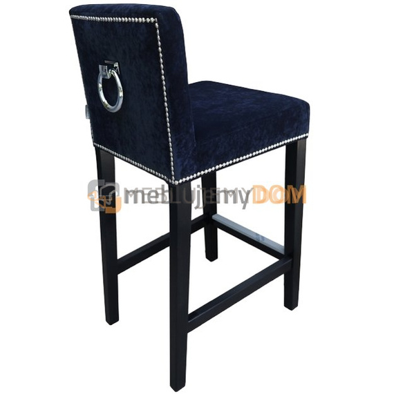 Bar stool NARROW PIK with thumbtacks and knocker 93 cm