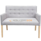 Upholstered bench VICKY PIK Square 84 cm