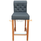Bar stool NARROW PIK with buttons, roller and knocker 96 cm