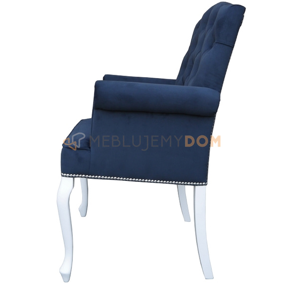 LANCASTER armchair with thumbtacks 101 cm