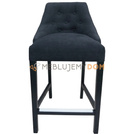 Bar stool DAFFY PIK with piping 100 cm