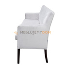 Upholstered bench MARIE with armrests 88 cm