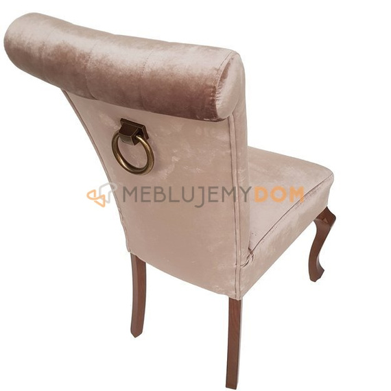 Chair TIZIANO with crystals and knocker 100 cm