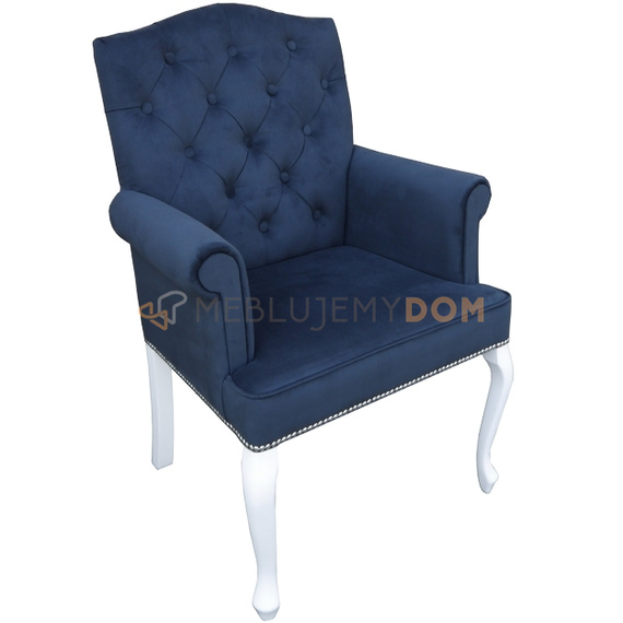 LANCASTER armchair with thumbtacks 101 cm