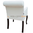 LUDWIK PIK armchair with crystals and roller 87 cm