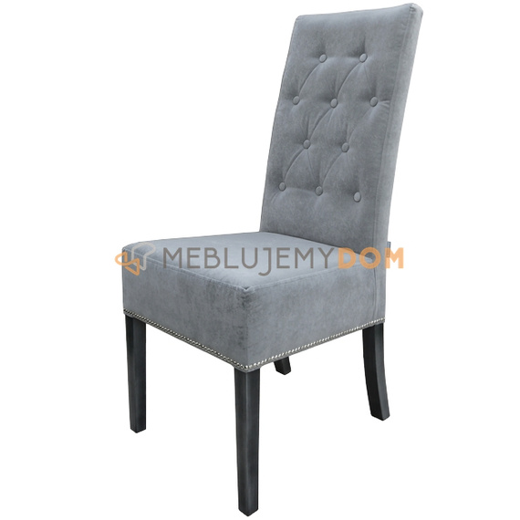 SIMPLE PIK chair with buttons, thumbtacks and knocker 107 cm