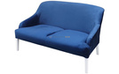 2-seater sofa BALTIMORE with thumbtacks