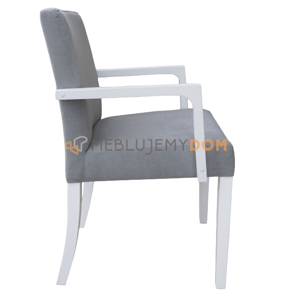 NARROW chair with wooden armrests 84 cm