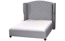 Upholstered bed BEATRICE with thumbtacks