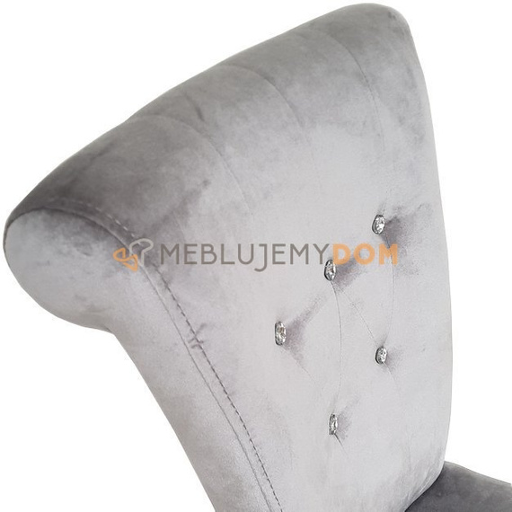 Chair TIZIANO with crystals 100 cm