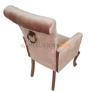 Chair TIZIANO with crystals, knocker and armrests 100 cm